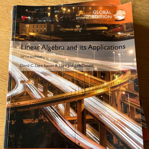 Linear Algebra and its Applications Fifth Edition