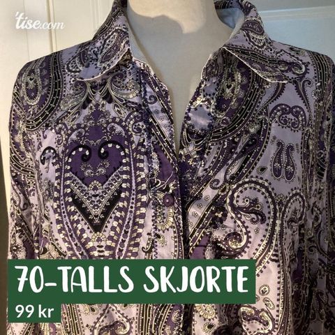 70-talls skjorte