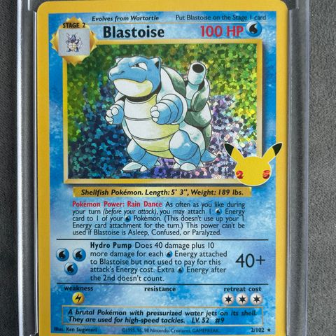 🤩 Pokémon Blastoise 25th Anniversary 🤩