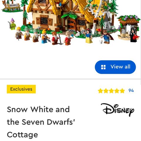 Lego Snow white exclusive