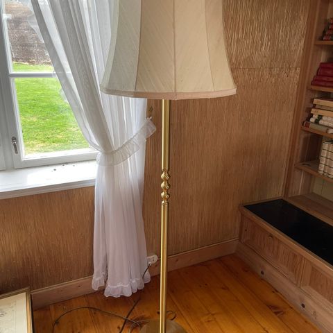 Retro stålampe i messing