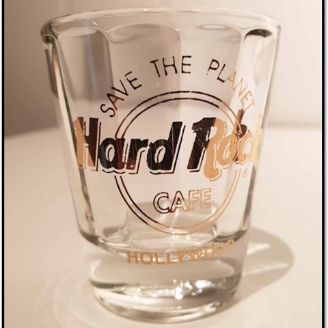 Hard Rock Cafe - Hollywood - "Save The Planet" - shot glass