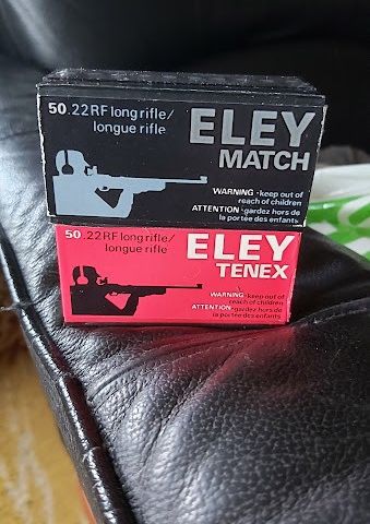 eley match og eley tenex 22 lr ammo