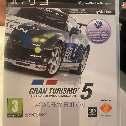 Gran Turismo 5: Academy Edition - PS3