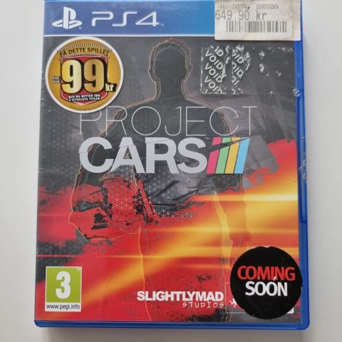 PS4 spill Project cars