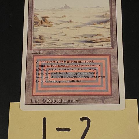 Dual land / revised / magic the gathering