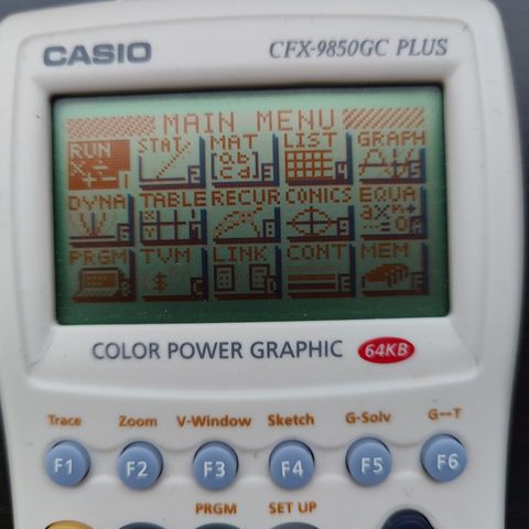 Casio CFX-9850GC Plus Kalkulator