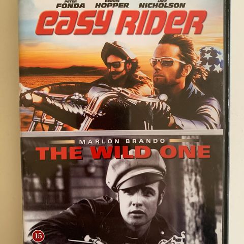 Easy Rider / The Wild One (2 disker), norsk tekst