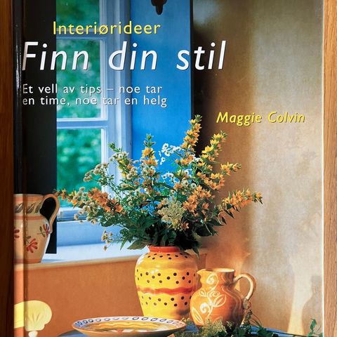 Bok "Finn din stil" - interiør / interiørideer - boken er som ny