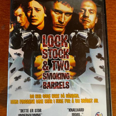 Lock, Stock and Two smoking barrels dvd 🔥som ny!!! 🇳🇴tekst