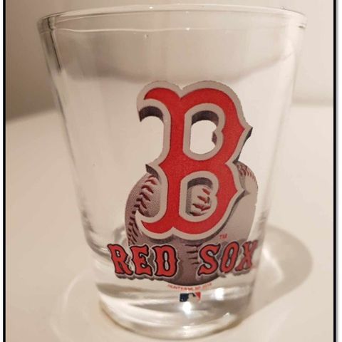 2oz Boston Red Sox samleobjekt - shot glass - Selges rimelig