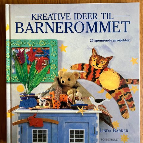 Bok "Kreative ideer til barnerommet" - interiør for små og store - som ny :)