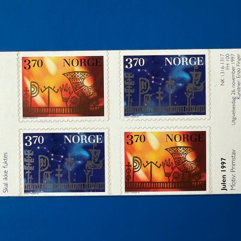 Norge 1997 NK 1316-1317y postfrisk