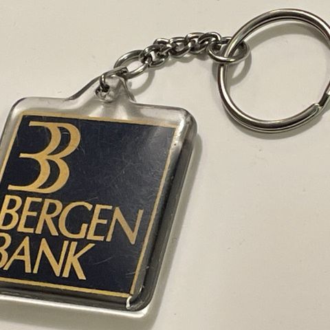 Bergen Bank - vintage nøkkelring