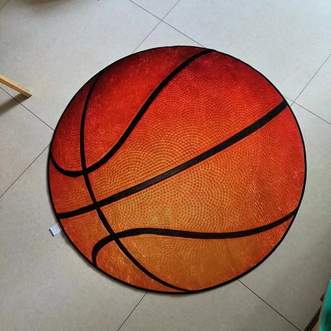 basketball formede tepper, gulvmatte på soverommet basketball shaped rugs