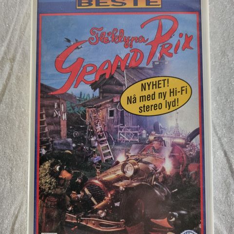 Flåklypa Grand Prix Hi-Fi Stereo Lyd utgave VHS