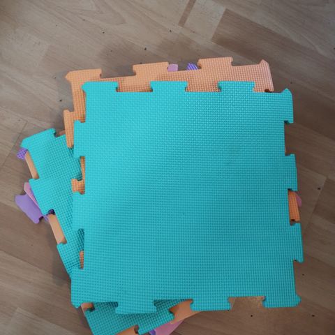 Gulvmatte til baby, puzzle