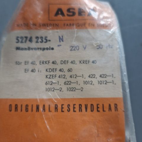 Asea magnet ventil, 6 stk