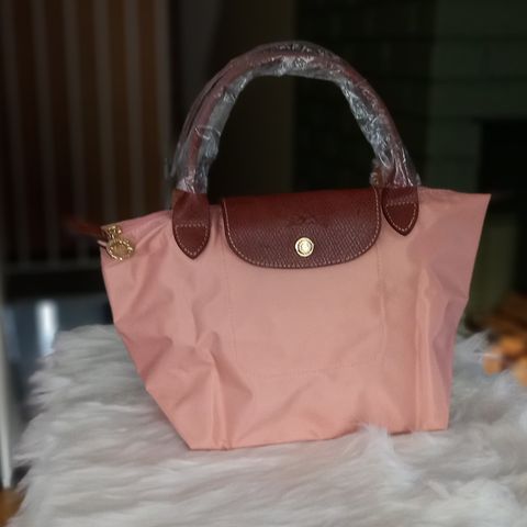 Shoppingbag/Tote Bag Str. M (kort). Pink