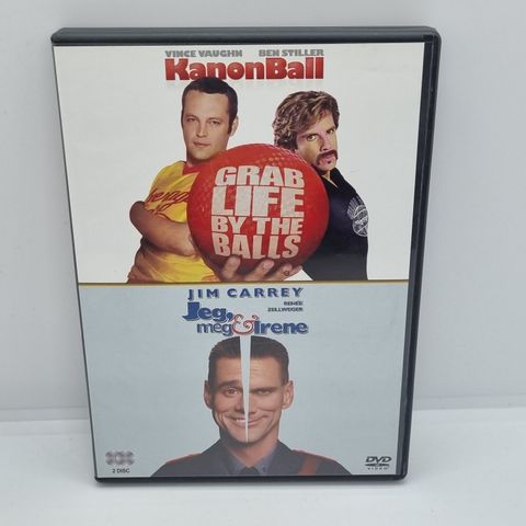 Kanonball og Jeg, meg & Irene. Dvd