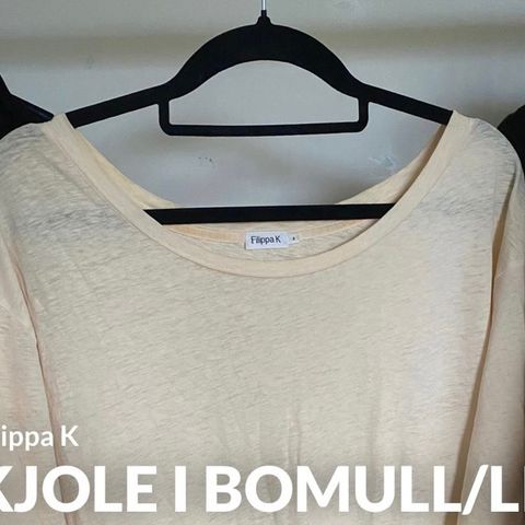 Filippa K kjole i bomull/lin str S