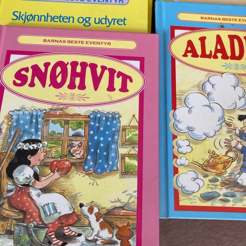 Barnas beste eventyr.  Aladdin. Snøhvit. Skjønnheten og udyret