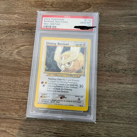 Pokemon Shining Noctowl / PSA 10