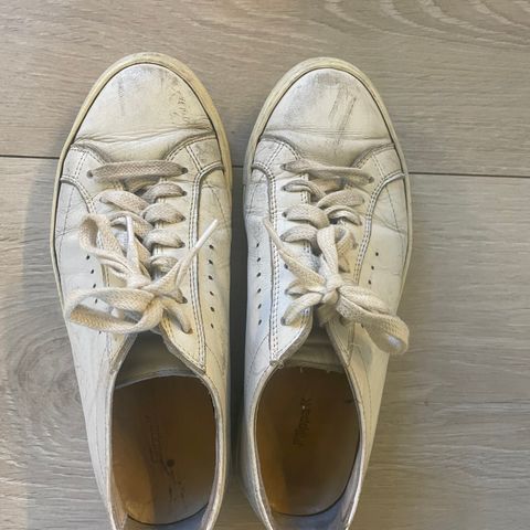 Hvite skinn sneakers fra filippa k