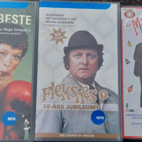 VHS Heges Beste/Mot i Brøstet/Fleksnes 1. Jubileum