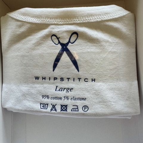 WHIPSTITCH - TANK-TOPP «t-skjorte» I BOMULL / NY I ESKEN