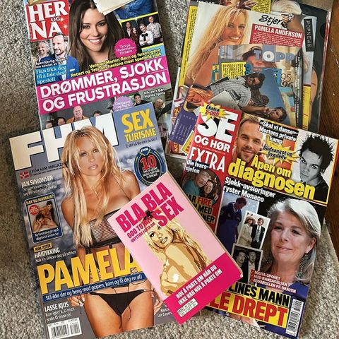 ØNSKES! FHM, Pamela, Se og hør, Her og nå osv