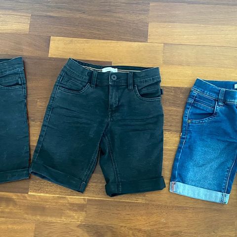 Flotte jeans shorts, str 7 og 8 år, Name it- pent brukt!