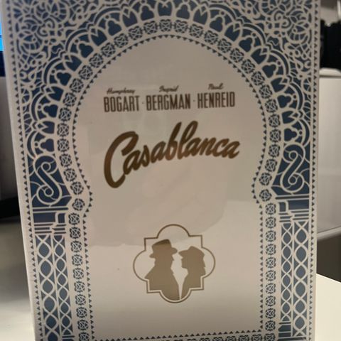 Casablanca. Blu-ray, ultimate collector's Edition. Ny i plast Bokssett