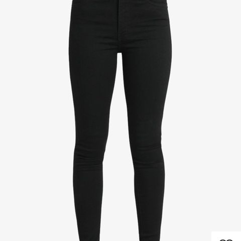 Bukse fra Levi’s - sort - Mile High Super Skinny str 29