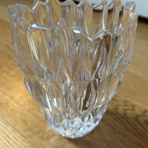 Nachtmann Vase Quartz Oval høyde 16cm