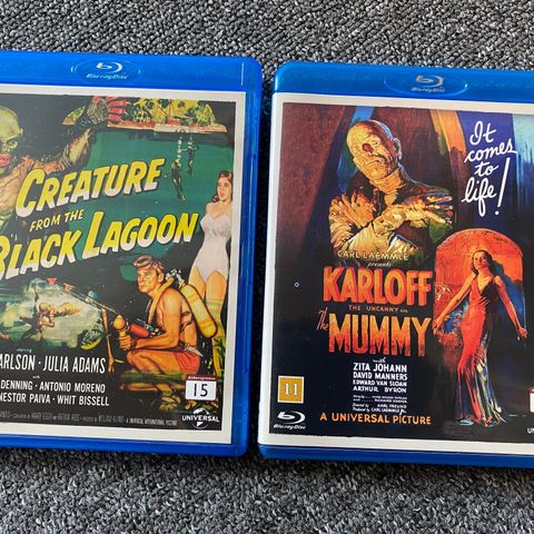 The Mummy + Creature From The Black Lagoon