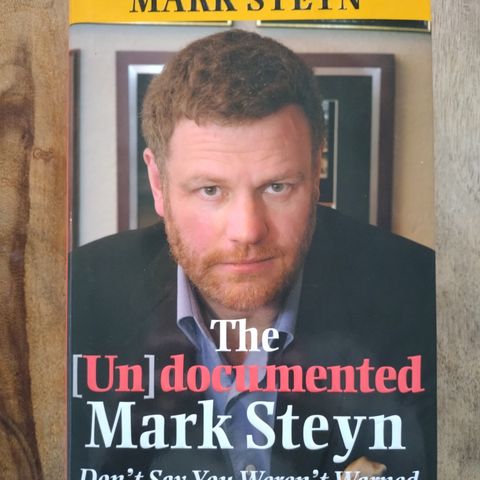 Mark Steyn signert, bok på Engelsk