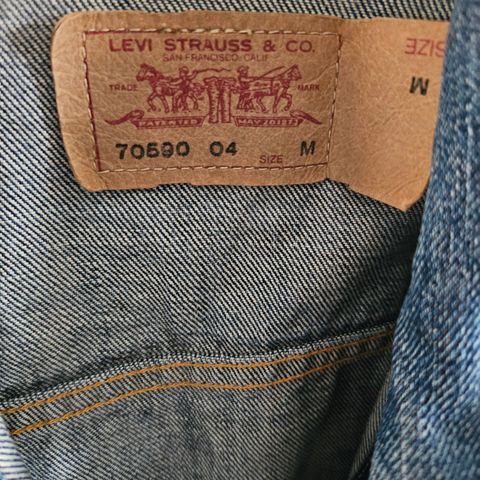 Levi's dongerijakke retro fra 90-tallet