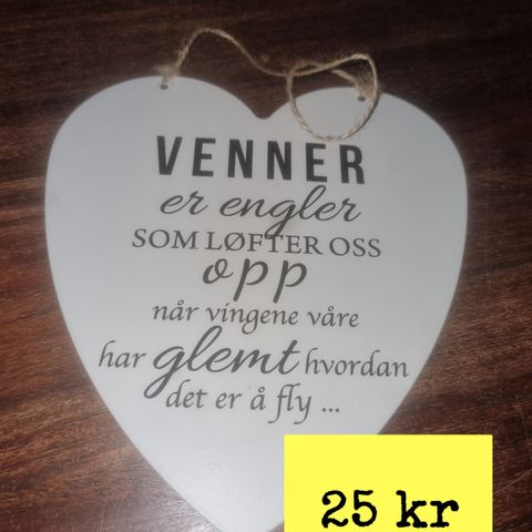 Skilt venner er engler....