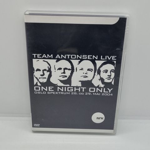 Nrk. Team Antonsen, One Night Only. Dvd