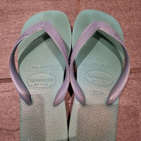 Havaianas, flip flops, damesko, blå/lilla, str. 37-38