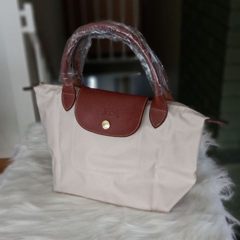 Shoppingbag/Tote Bag Str. S. Farge: Pink White