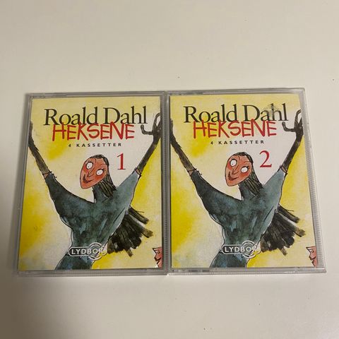Roald Dahl heksene Lydbok 4 kassetter