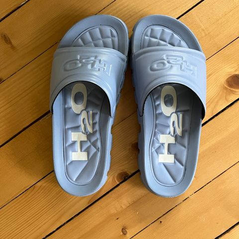 H2O blå slippers / sandaler