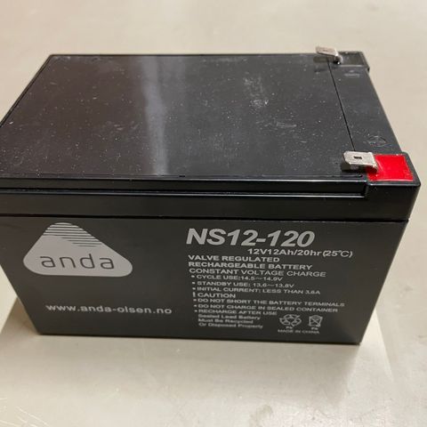 Anda batteri NS12-120