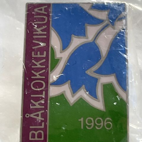 Blåklokkevikua 1996 Alf Prøysen pin