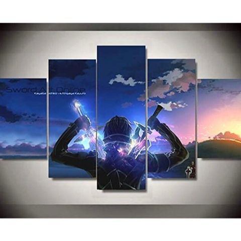 5 piece canvas wall art