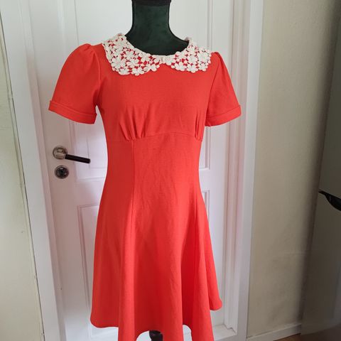 Oransj hell Bunny kjole