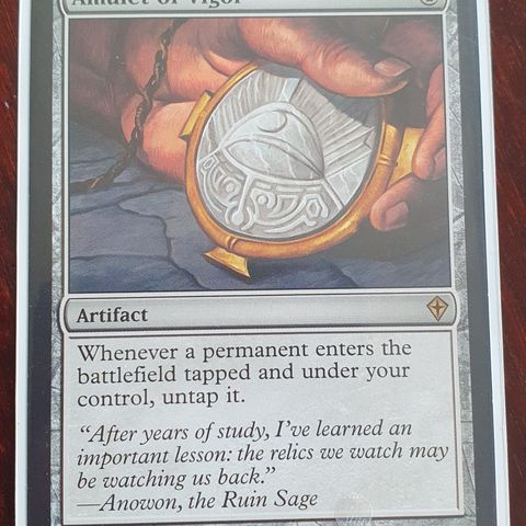 Magic the gathering kort. Amulet of Vigor