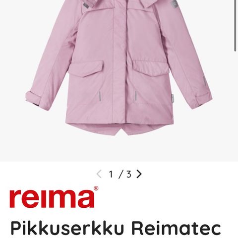 Ny Reima Tec vinterjakke 104 cm